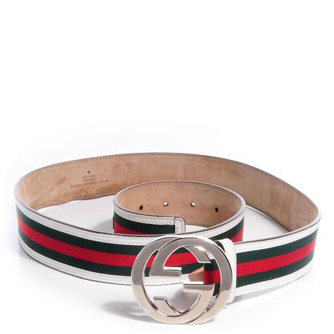 white gucci belt gg|extra large gucci belt.